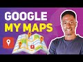 GOOGLE MY MAPS TUTORIAL: How to Create Custom Maps (Share with Friends or Use on Websites)