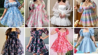 Latest Short Frock Designs With Puff Sleeve Short Frock Designs Printed Frock Designs