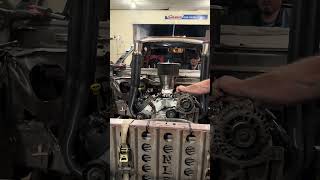 5.3 LS stroker with 13:1 compression, bored 40 over in a derby car. #demolitionderby#ls#5.3#derby