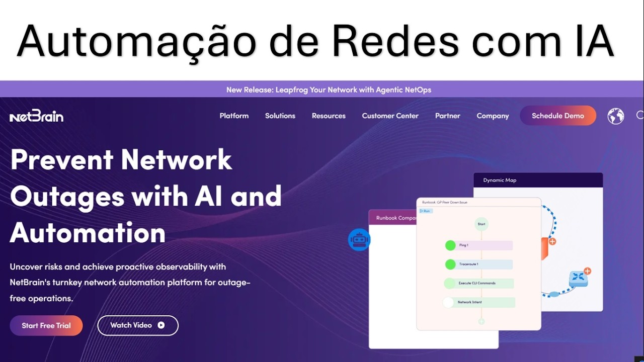 ADEUS, CLI! 🤖 Como a NETBRAIN com IA Está Revolucionando a Automação de Redes