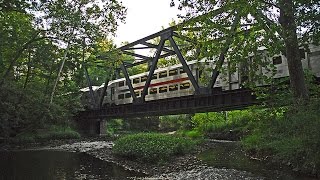 Evening Rush on NJ Transit's Gladstone Line over the Raritan River