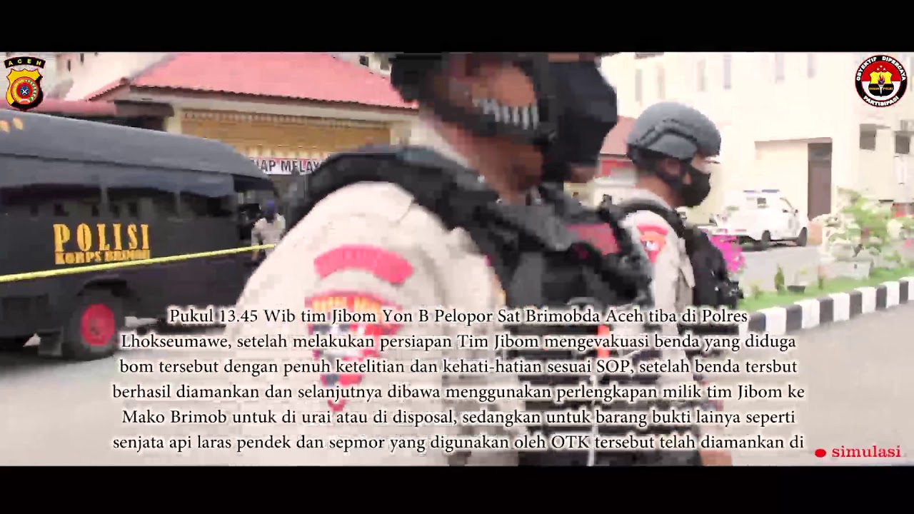 Simulasi Sistem Pengamanan Mako Polres Lhokseumawe