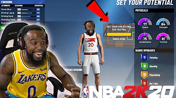 I PLAYED THE FULL VERSION OF NBA 2K20 EARLY! 99 OVERALL AND BADGES!