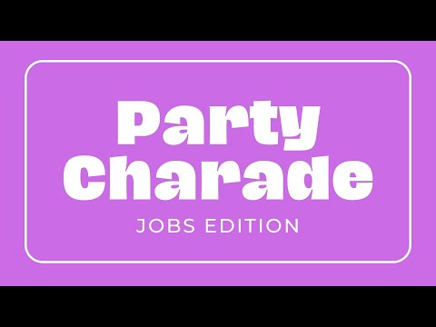 Party Charades For Job Edition | 10 Seconds Per Card | Interactive Play