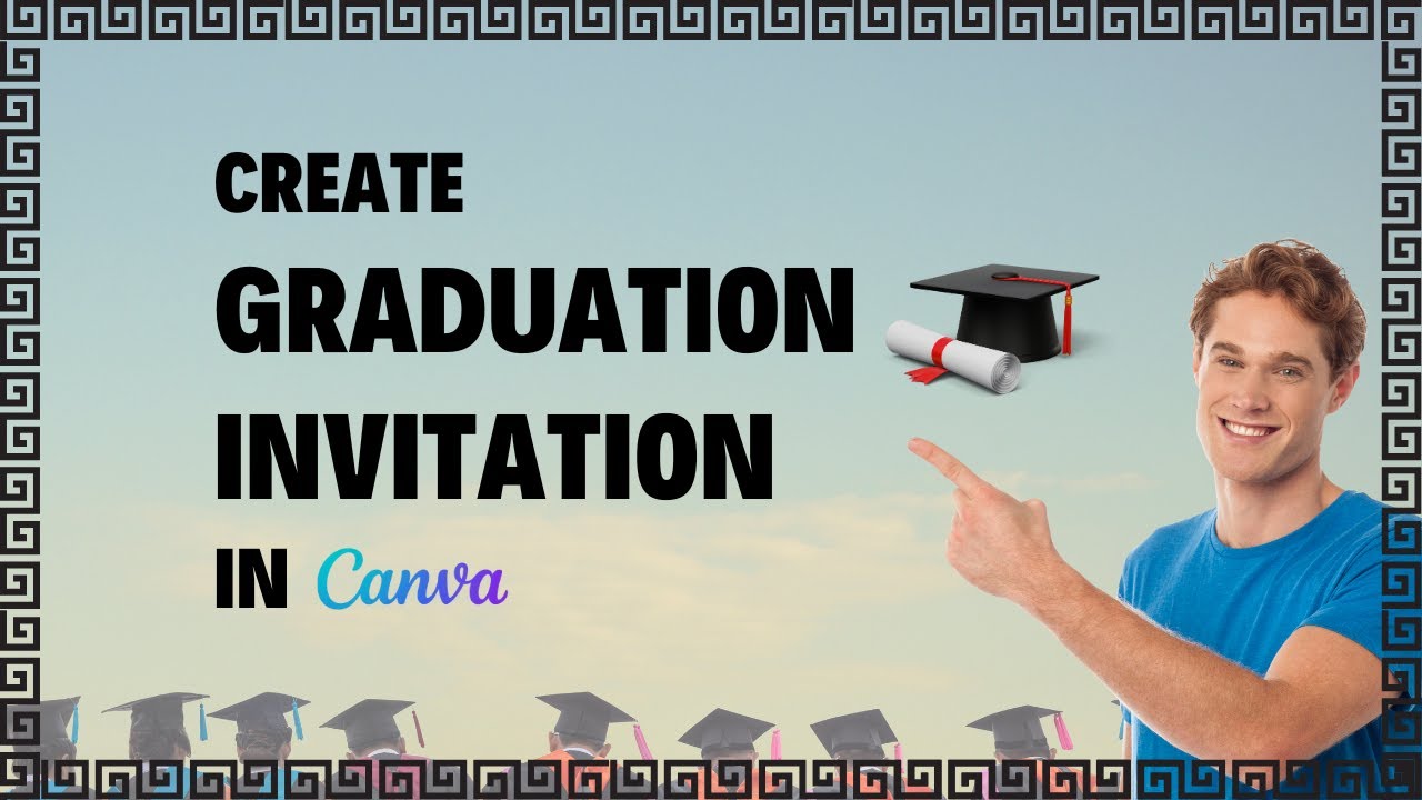 Designing a Formal Graduation Invitation in Canva