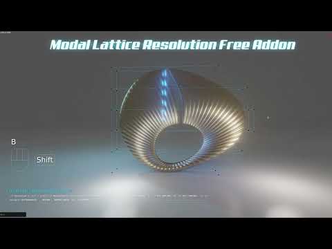 Modal Lattice Resolution: Free Addon for blender