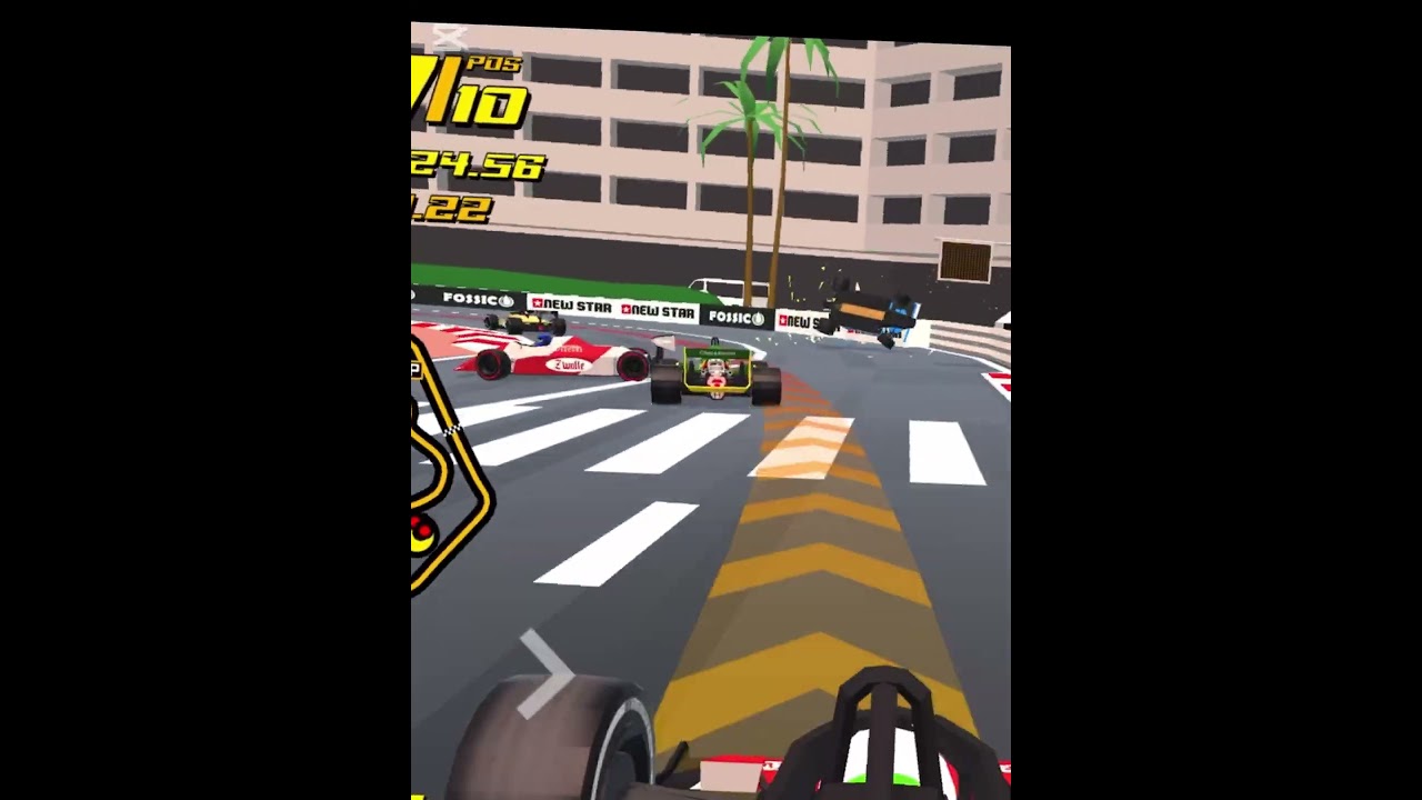New Star GP Monaco crash