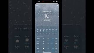 Heavy Snow day iOS 17 (frost) screenshot 3