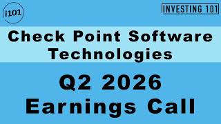 Check Point Software Technologies Q2 2026 Earnings Call | Cybersecurity Subscriptions Surge screenshot 5