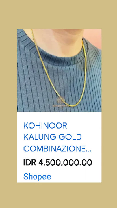 harga kalung emas cowok dijamin cocok banget!! bagus dan menawan loh