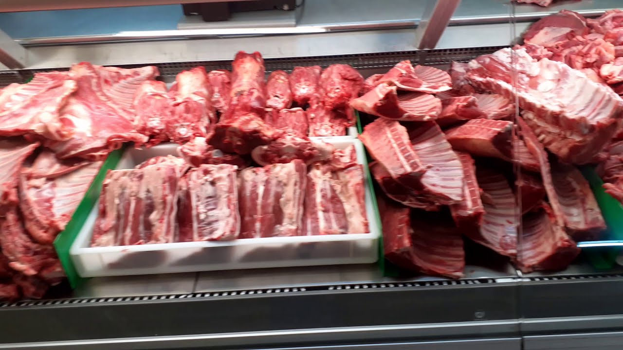 Beautiful prepared meat section in a supermarket in Germany!