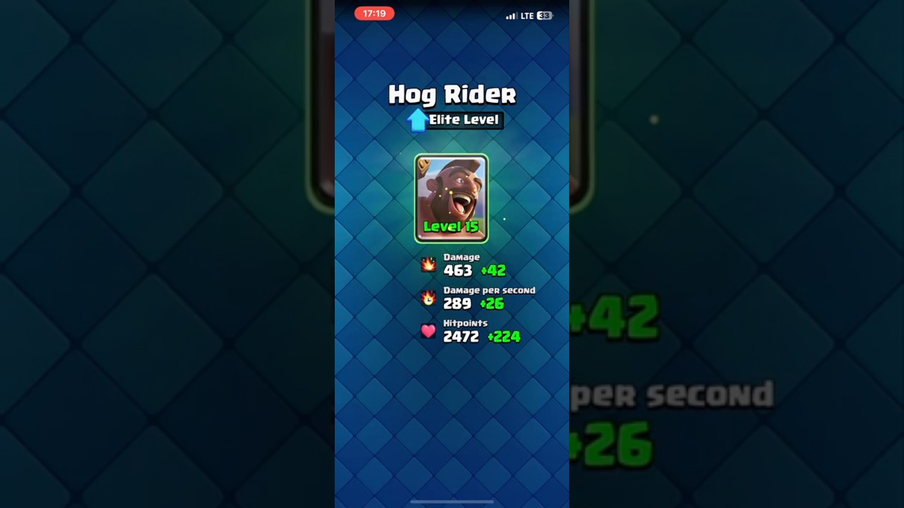 Clash royale elite hog rider🗿🏆