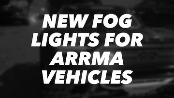 Fog lights for all Arrma vehicles plug&play quick installation various colors variable intensity