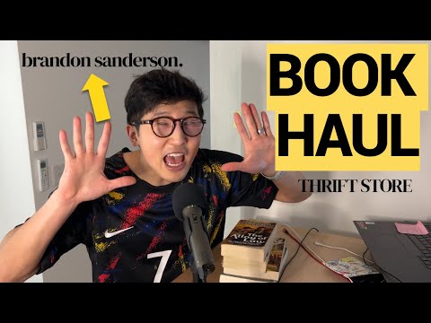 I found Brandon Sanderson Books at the Thrift Store!