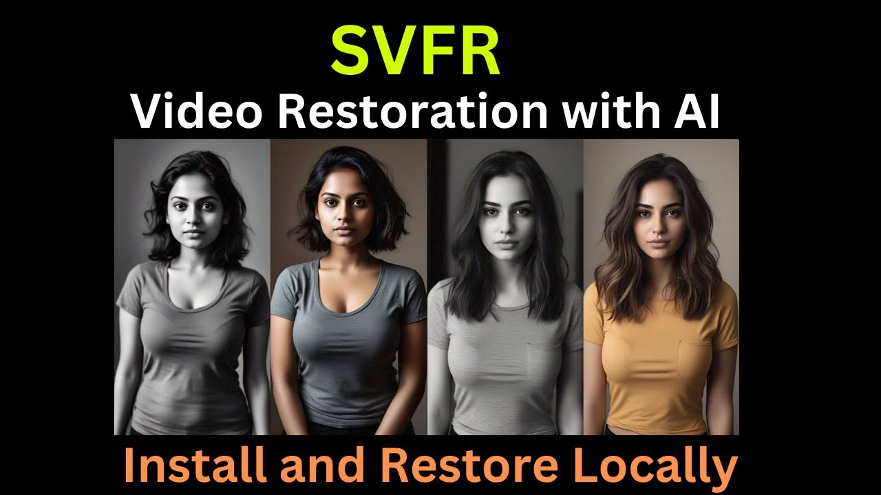 Install SVFR Locally - Convert Black n White Videos to Color with AI - Video Restoration