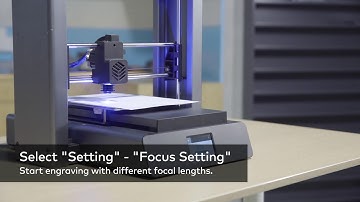 Makeblock mCreate -- How to adjust focus distance