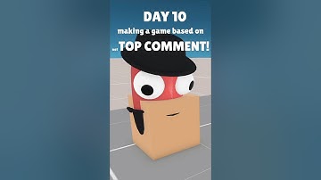 day 10 of making a game based on not top comment #gamedev #gamedevelopment #indiegame