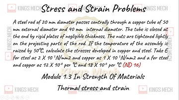 Module 1.3 Thermal stress problem AU ND 16