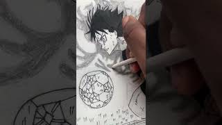 Manga version of Isagi from blue lock