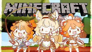 【 #新人VTuber 】#17 Minecraftで遊ぶ！茶々山ロールちゃん とコラボ！【 #ぱらがす家 】