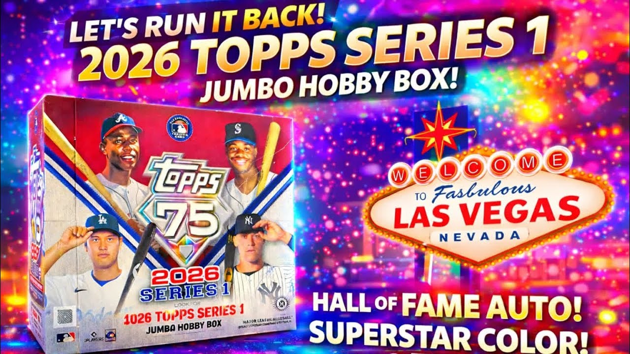 2026 Topps Series 1 Jumbo Hobby Box… AGAIN?! 👀 Hall of Fame Auto & Superstar Color!