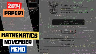 2014 November Grade 12 Paper 1 Full memo by @BrightYoungBrains