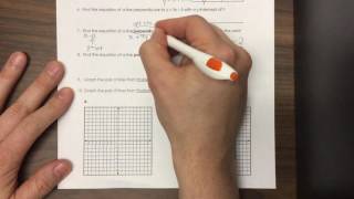 HW HELP:  Parallel and Perpendicular Lines Worksheet #2