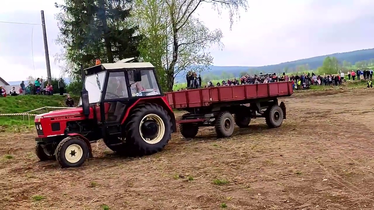 Traktoriáda Herálec 2024 3/2 - couvání s vlekem