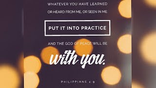 YouVersion DailyVerse: Philippians 4:9 (AMP) - 15/08/20