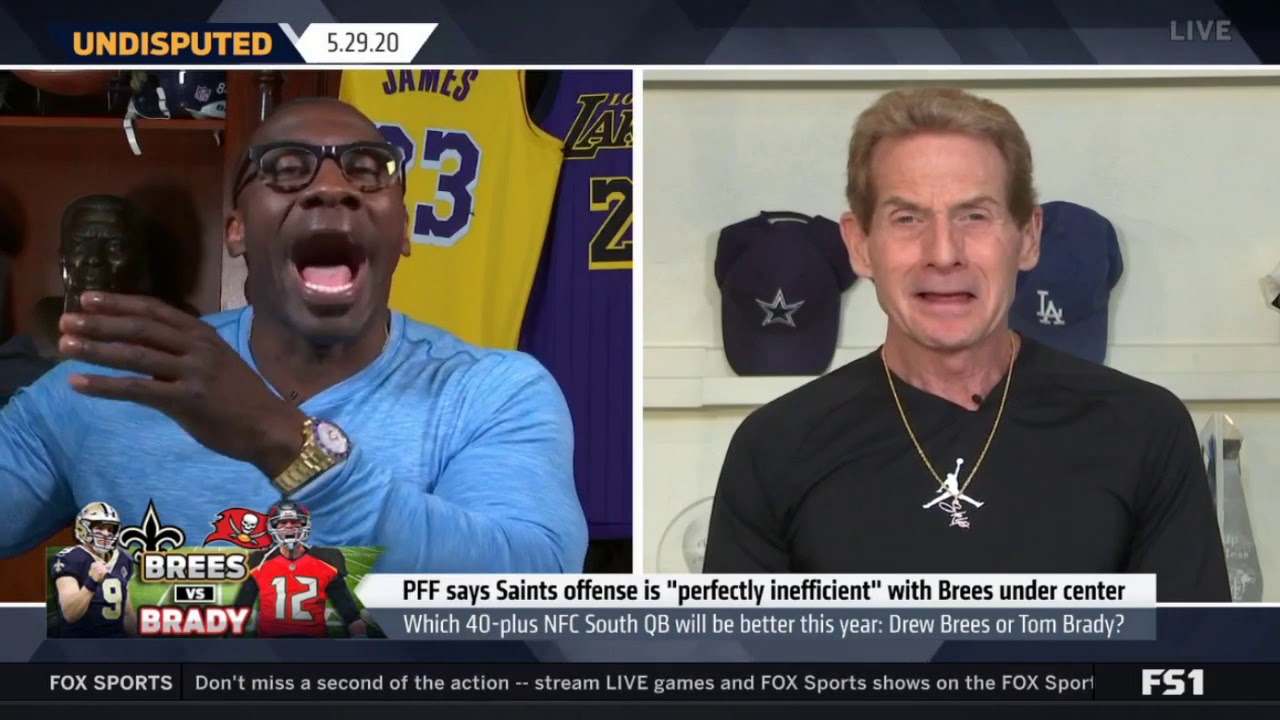 UNDISPUTED | Shannon stunned PFF says Saints offense "perfectly inefficient" with Brees under center