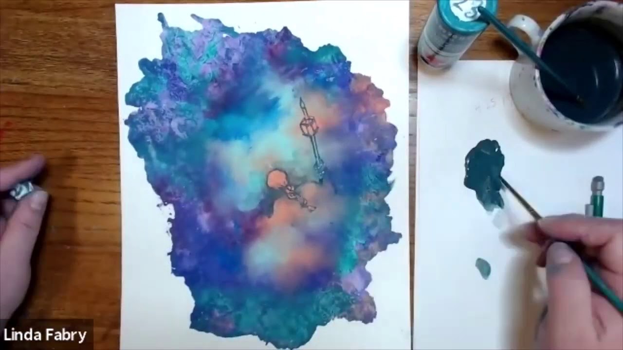 Painted Reading | Intuitive Painting Session example