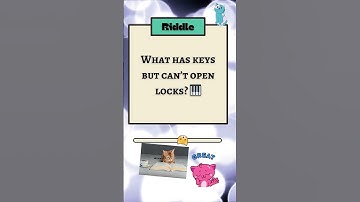 Hilarious Riddle Time: What Has Keys but Can’t Open Locks? 😂