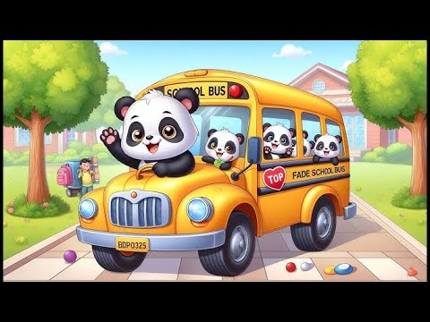 A Baby Panda's School Bus Ride | Fun and Cuteness Overload! - YouTube