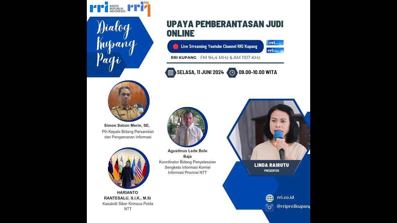 [LIVE] DIALOG KUPANG PAGI 11 JUNI 2024 YouTube
