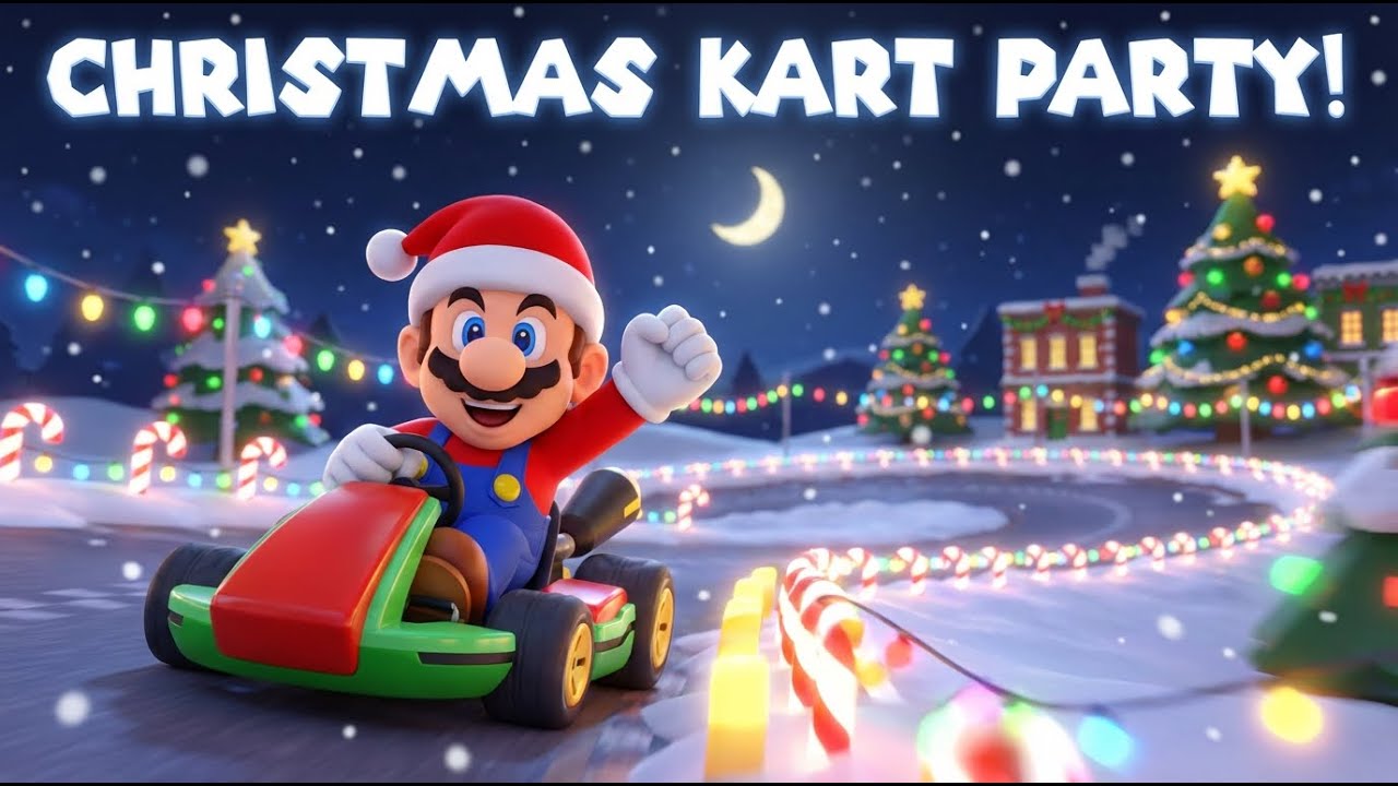 Cozy Christmas Gaming | Mario Kart World Chill Race