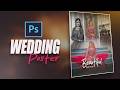 How I Designed a Pro Wedding Poster In Photoshop || Brown Snap ||