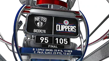 Brooklyn Nets vs Los Angeles Clippers - February 29, 2016