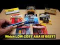 Which AAA Low Cost Alkaline Battery Performs Best? I've Got The Answer!