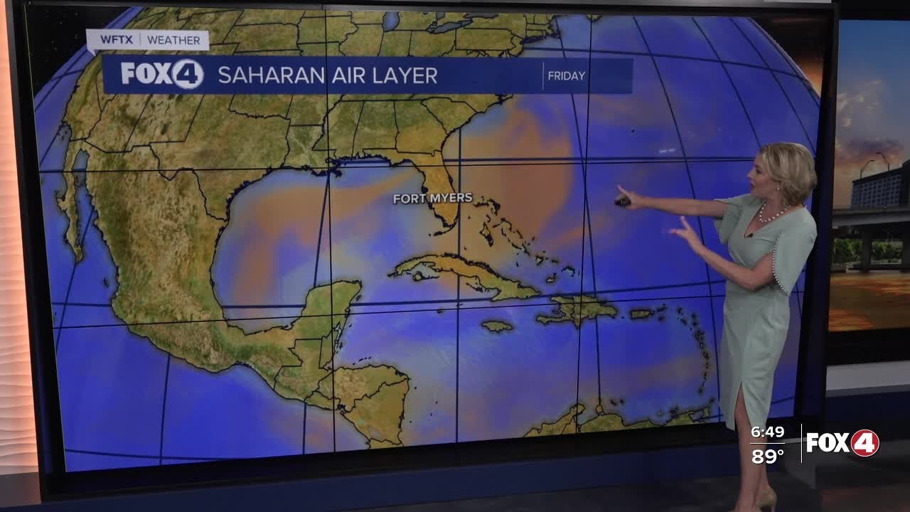 Staying hot with fewer storms this weekend - YouTube