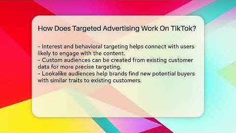 How Does Targeted Advertising Work On TikTok? - Everyday-Networking