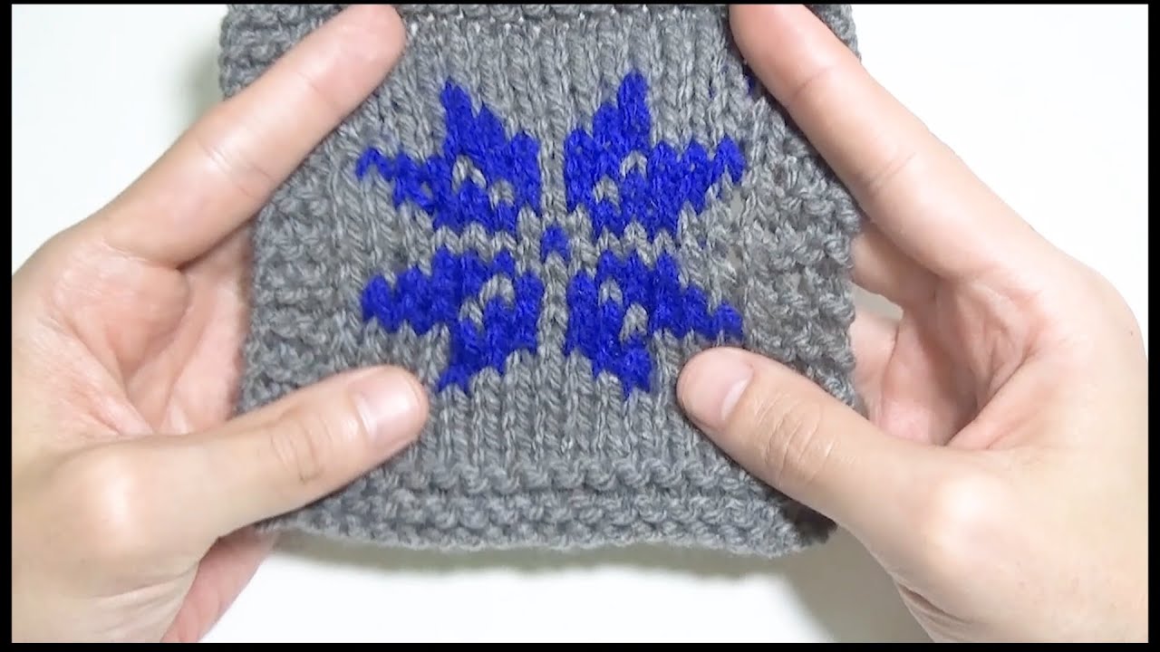 Jacquard (Fair Isle) em carreiras retas {Tricota Curitiba}