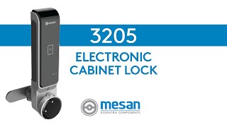 3205 Electronic Cabinet Lock User Guide
