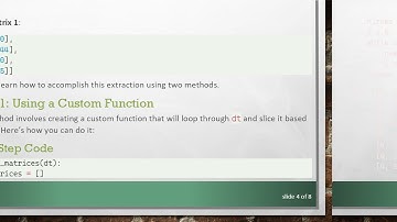 How to Extract Specific Rows to Create a New Matrix with numpy