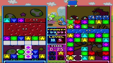Tetris Attack I Yoshi vs. AI Lv7 I #102