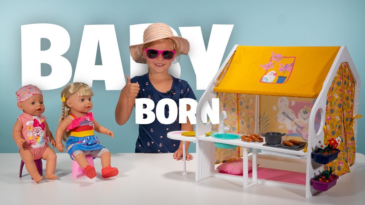 Unboxing BABY born Spielhaus Weekend Haus mit Anna Smyths Toys