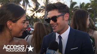 Zac Efron On Shooting 'Baywatch': 'We Were Playing On The Beach All Day!' | Access Hollywood