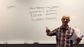 Critical Reasoning: What is Critical Thinking