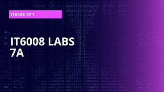 IT6008 Lab 7A