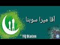 Naat Status Islamic |Aaqa Mera Sohna Naat | Status By YQ Status