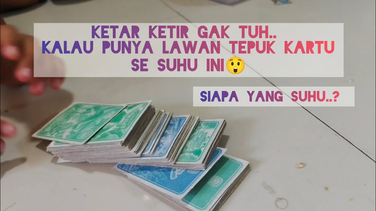 SIAPA PALING SUHU TEPUK KARTU‼️BEGINI HASIL TEPUKAN RATA😲‼️